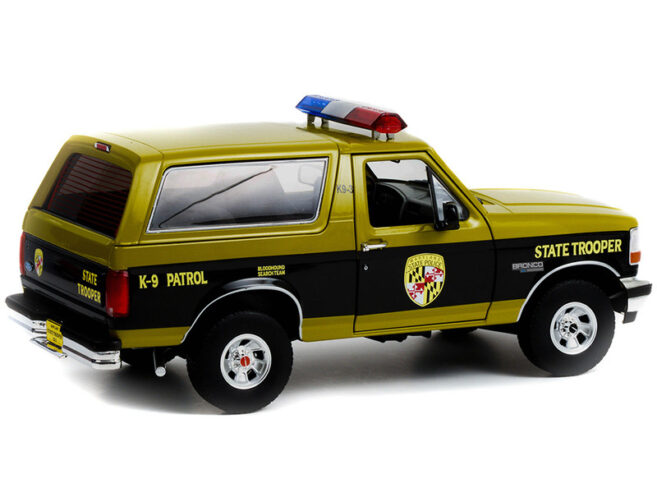 1996 Ford Bronco State Police 1/18 Diecast